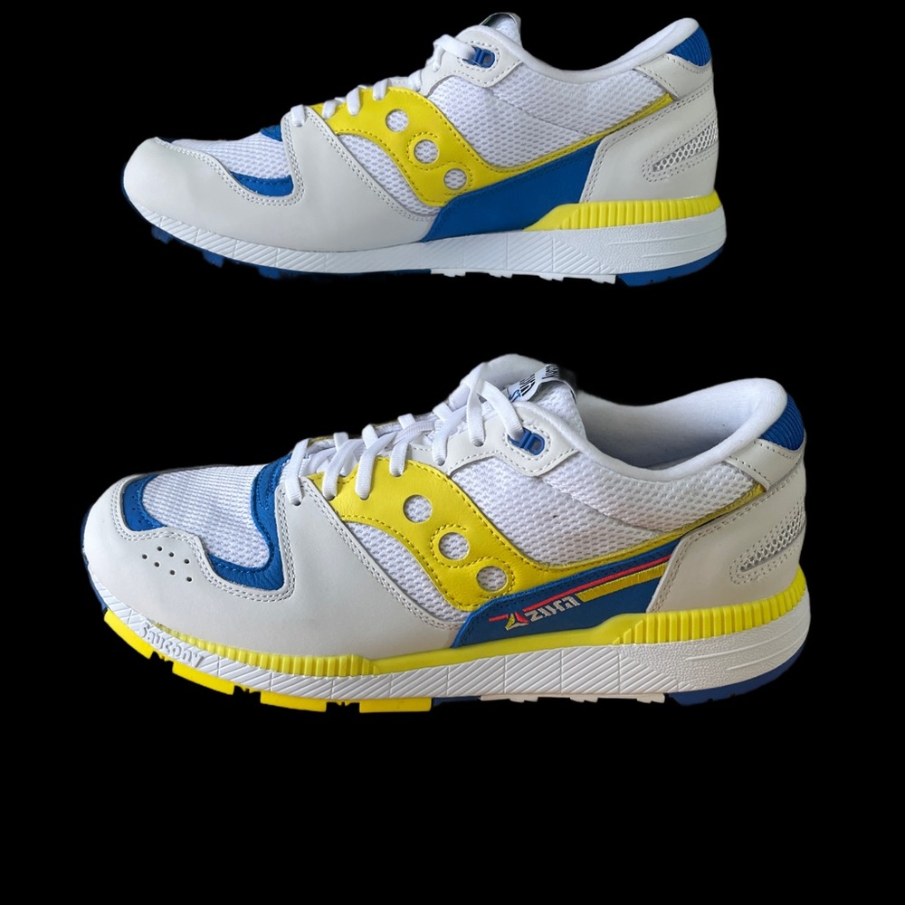 Saucony AZURA OG White Yellow *NEW* Men’s size 11 - Picture 2 of 10
